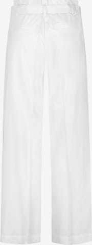GERRY WEBER Normální Kalhoty s puky – bílá