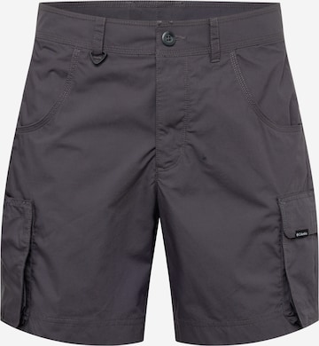 COLUMBIA Regular Outdoorbroek 'Landroamer' in Zwart: voorkant