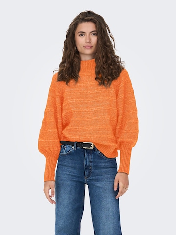 ONLY - Pullover 'CELINA' em laranja