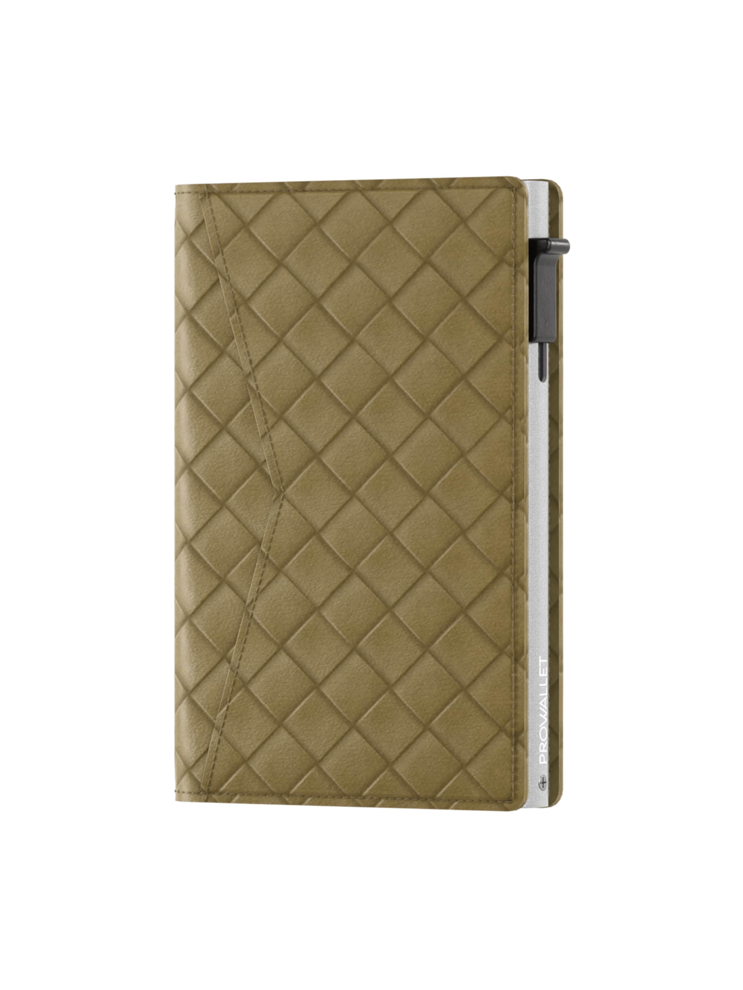 Prowallet Wallet 'Pasjeshouder Slim Woven' in Green