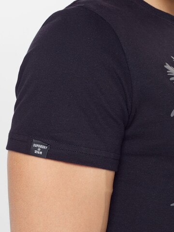 T-Shirt Superdry en noir