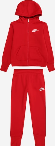 Nike Sportswear Костюм для бега в Красный: спереди