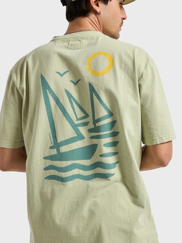 Trendsplant Sweatshirt ' COLOR BLOCK ' in Green