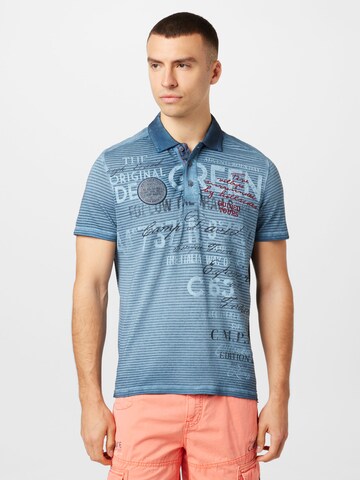 CAMP DAVID Shirt in Blue: front