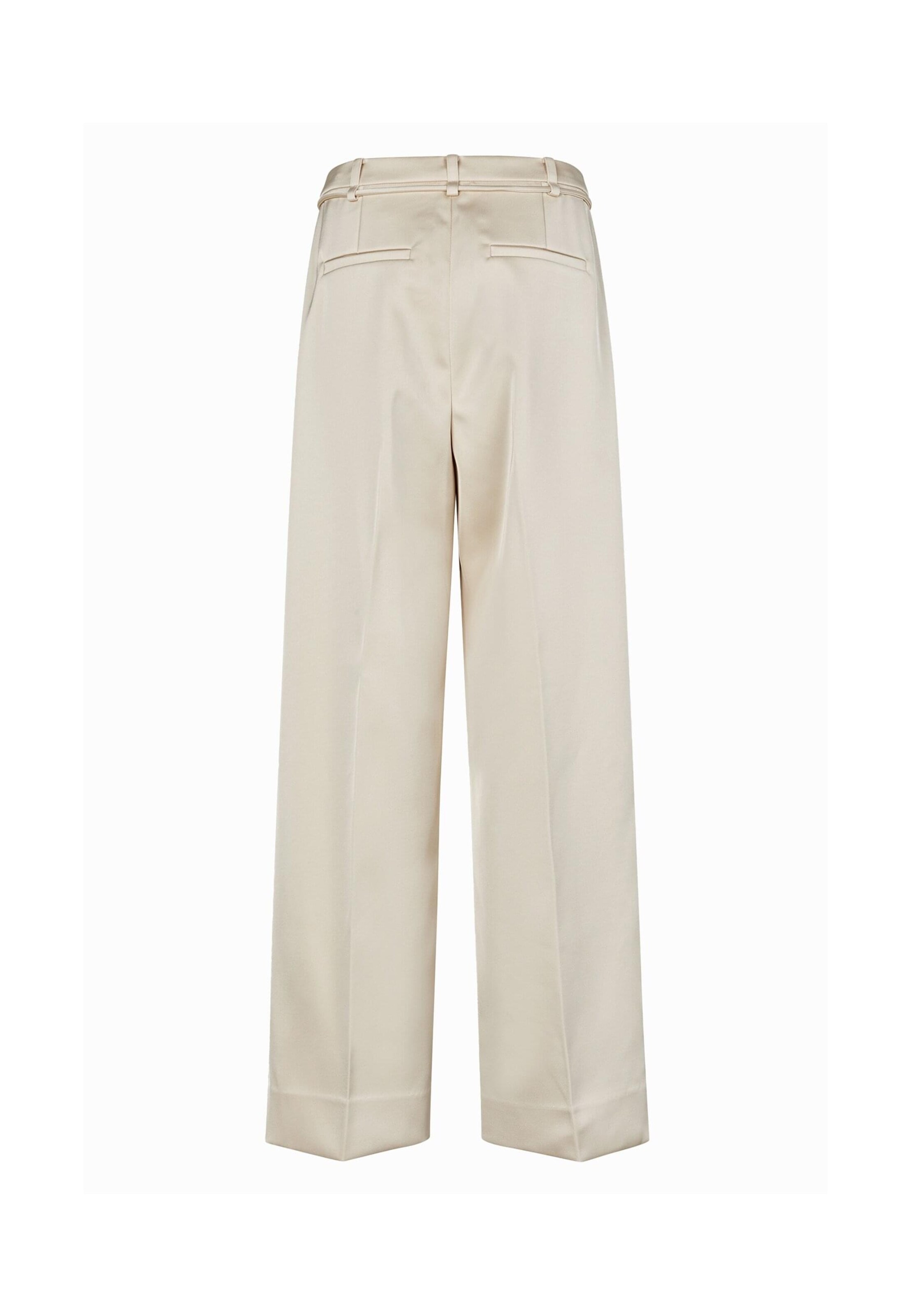 Wide Leg Pantalon à plis 'Dazzle' SECOND FEMALE en beige