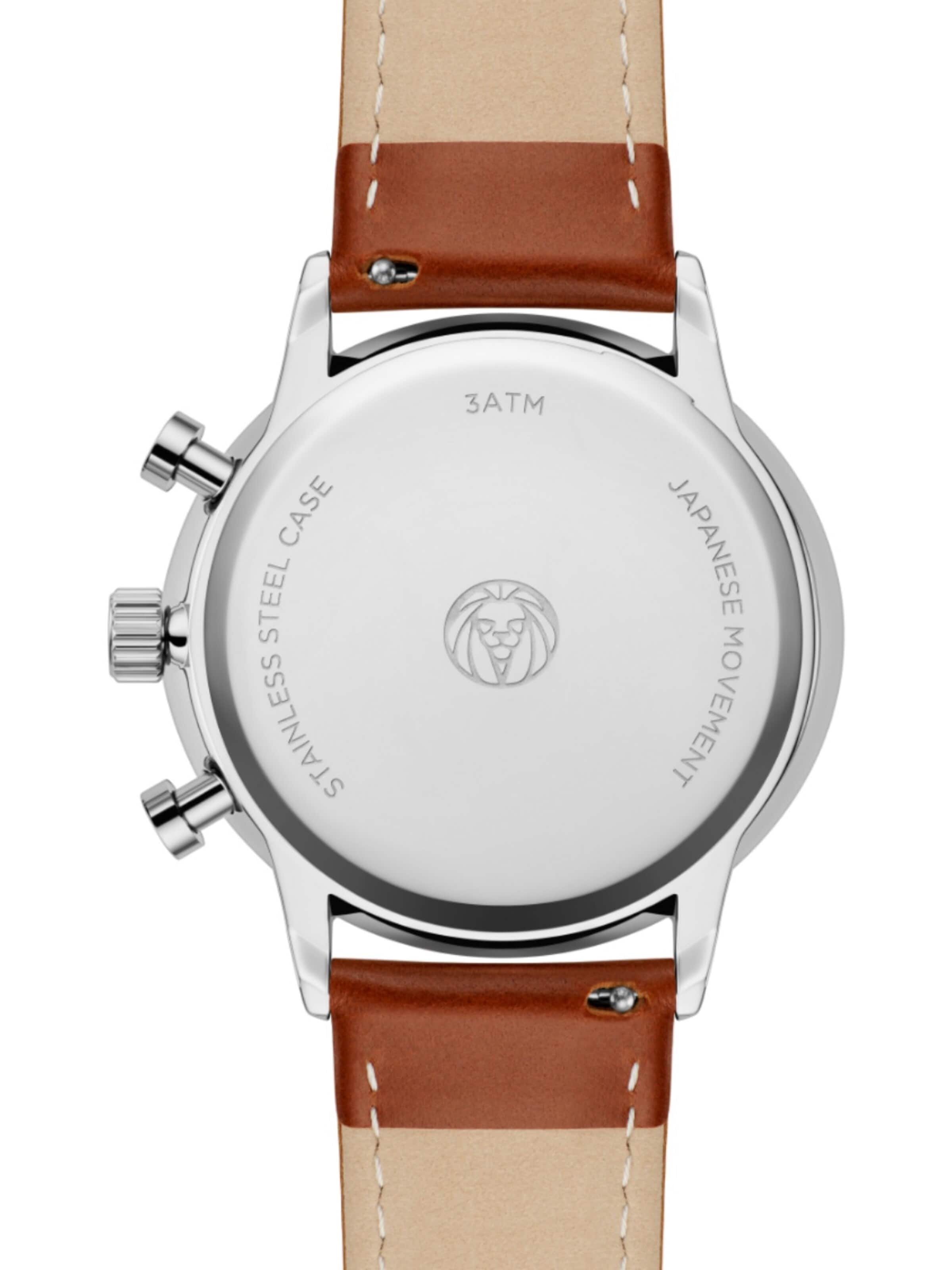Lucleon Analog watch 'Laurens' in Brown