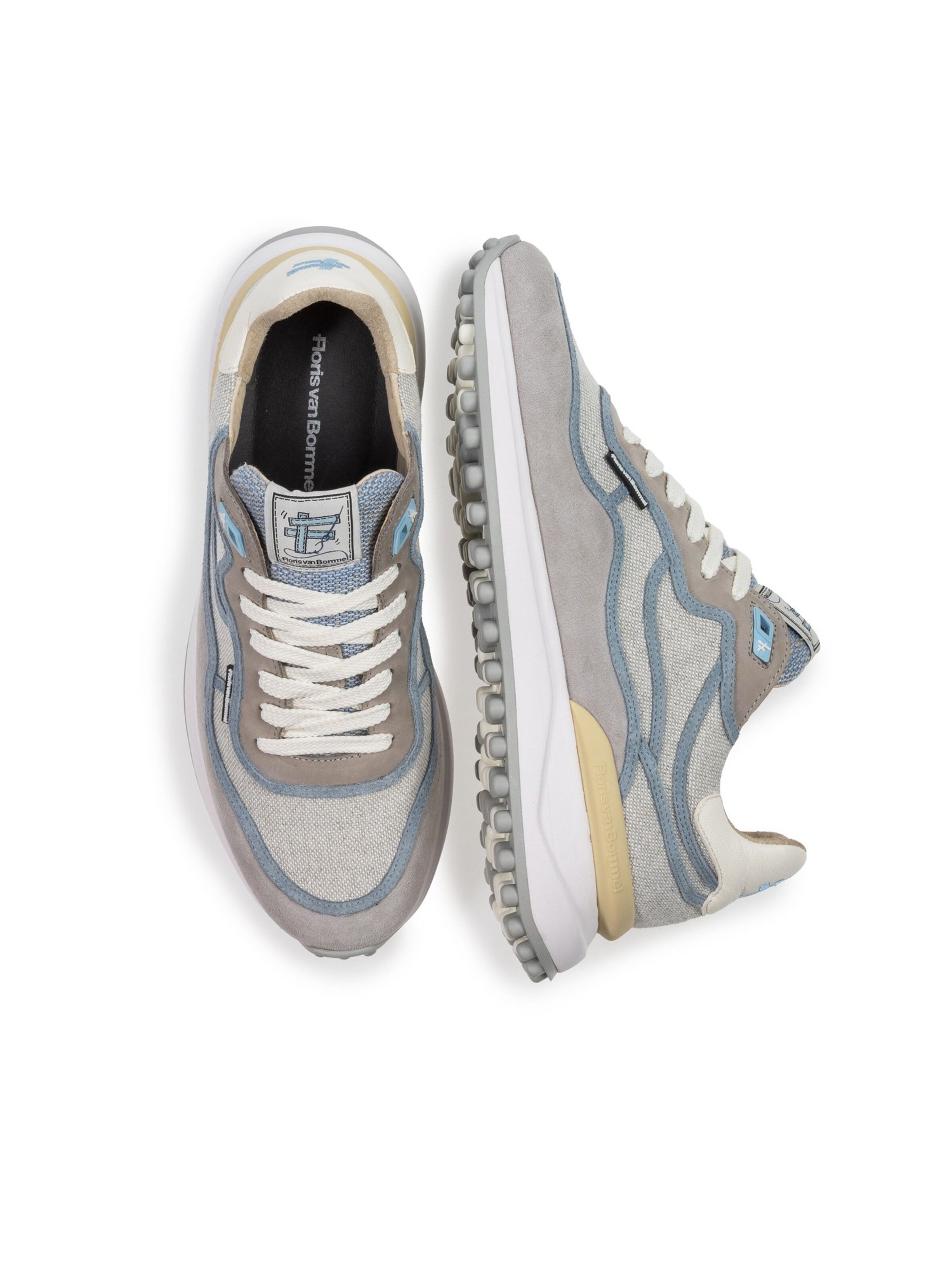 Floris van Bommel Platform trainers 'NOPPI 45' in Grey