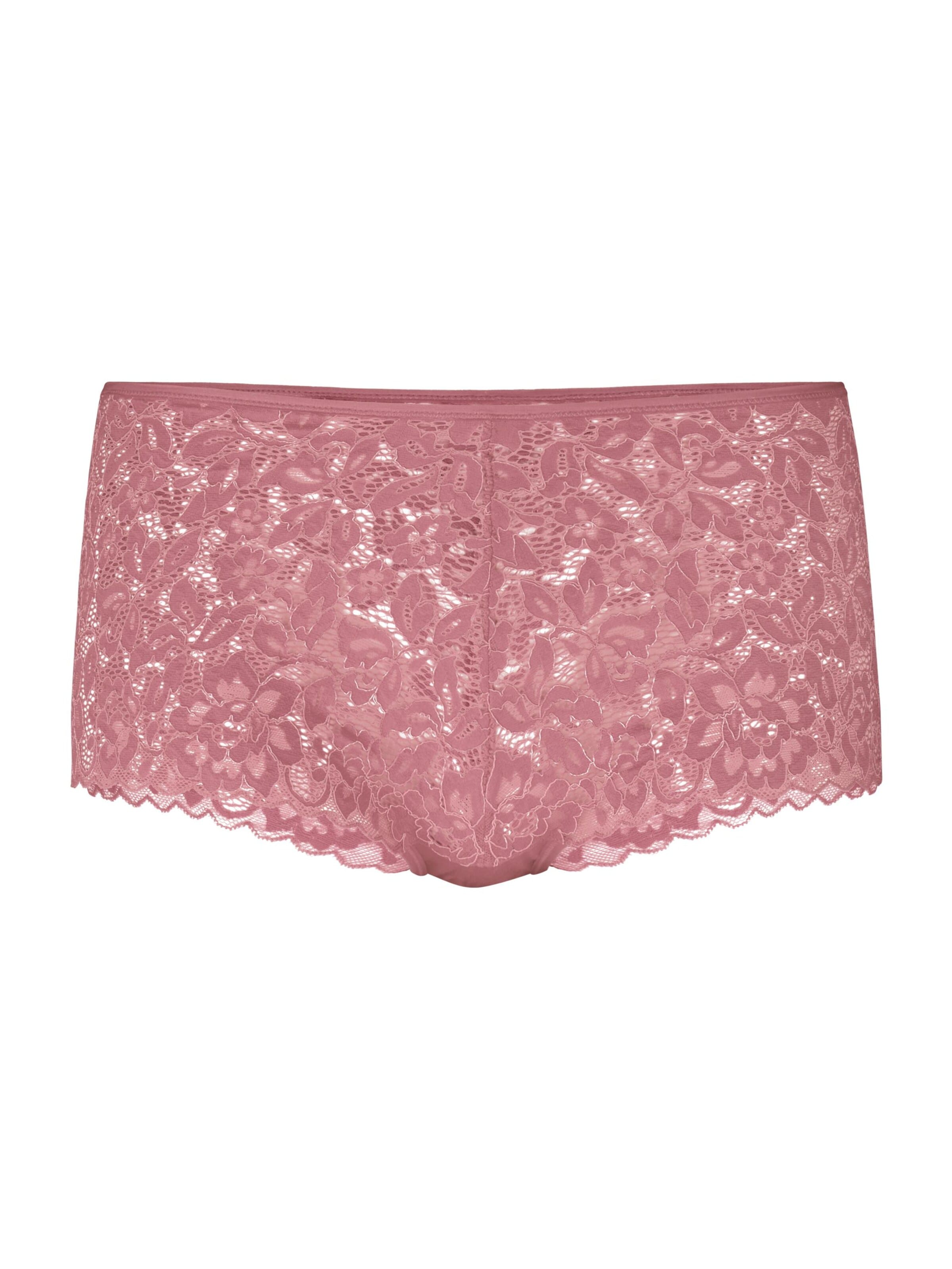 Panty 'Natural Comfort Lace' di CALIDA in rosa: frontale