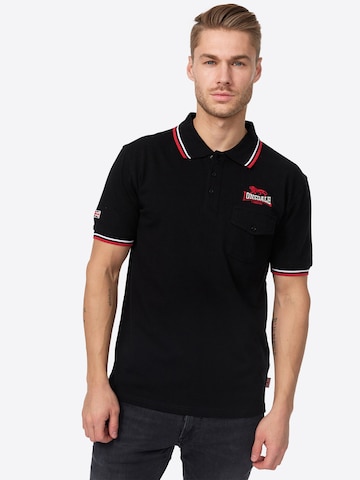 T-Shirt ' LYNTON ' LONSDALE en noir : devant