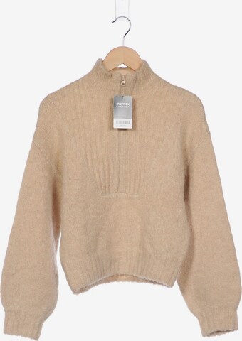 WEEKDAY Pullover XS in Beige: predná strana