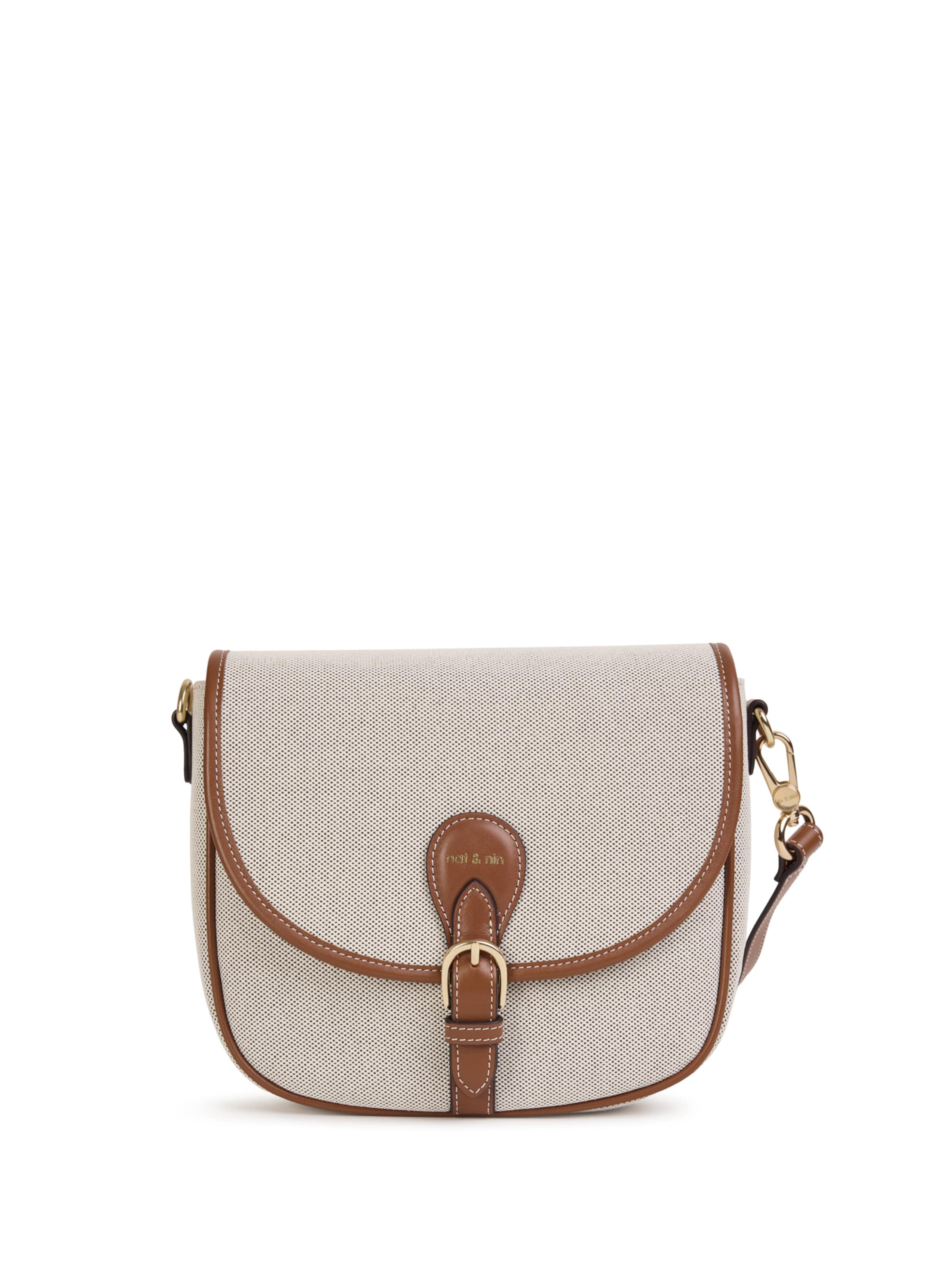 Nat&Nin Τσάντα ώμου σε καφέ: μπροστά