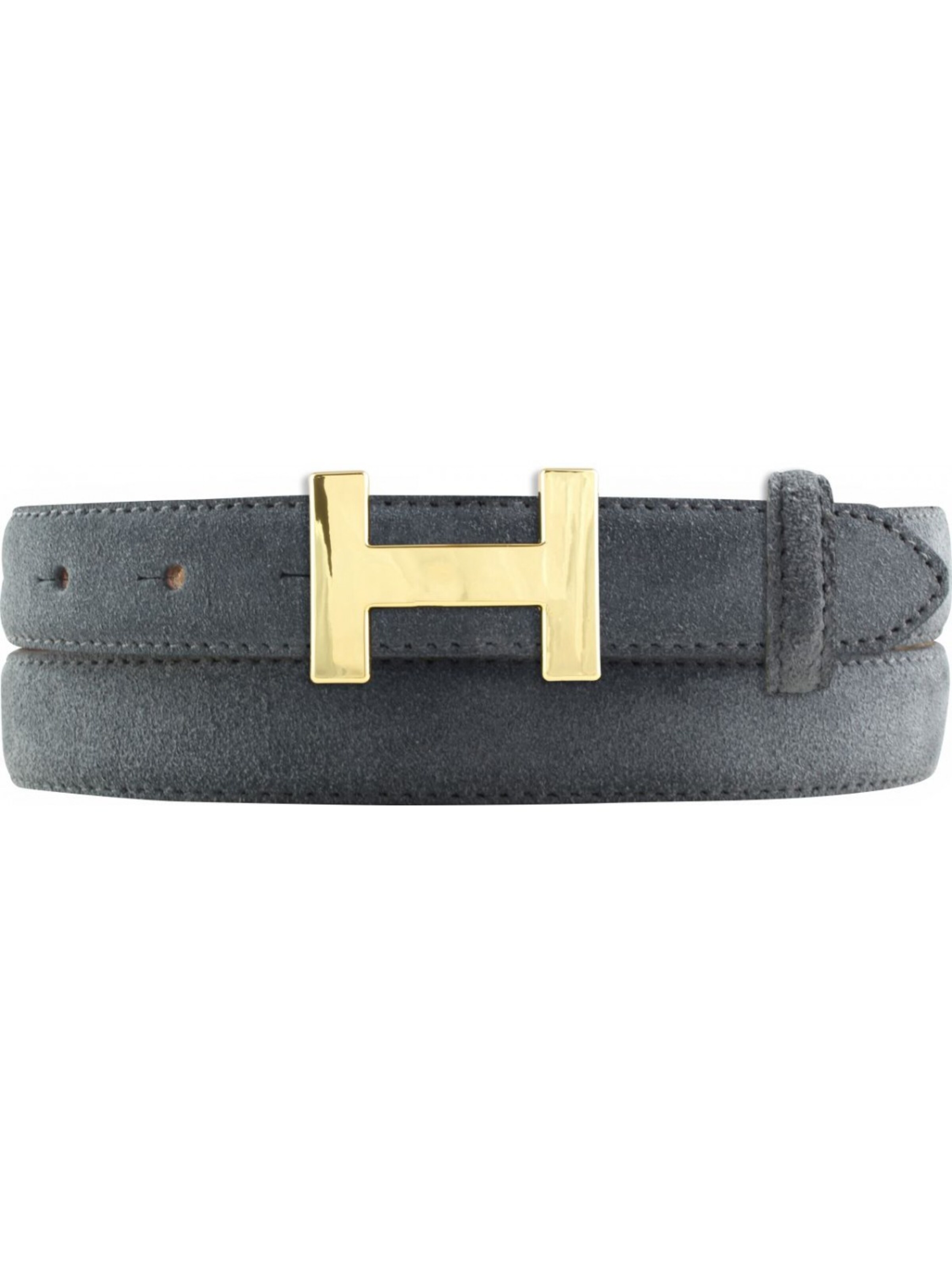 BELTINGER Gürtel 'Horus'‌‌‌‌‌ in Grau: Vorderseite