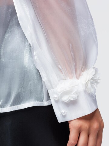 Camicia da donna di Ombre in bianco