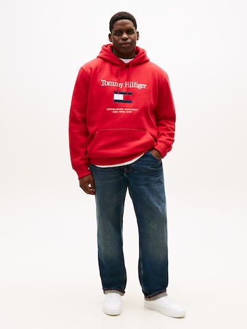 Felpa di Tommy Hilfiger Big & Tall in rosso