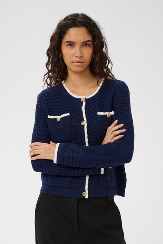 Cardigan 'Nobilo' SOAKED IN LUXURY en bleu : devant