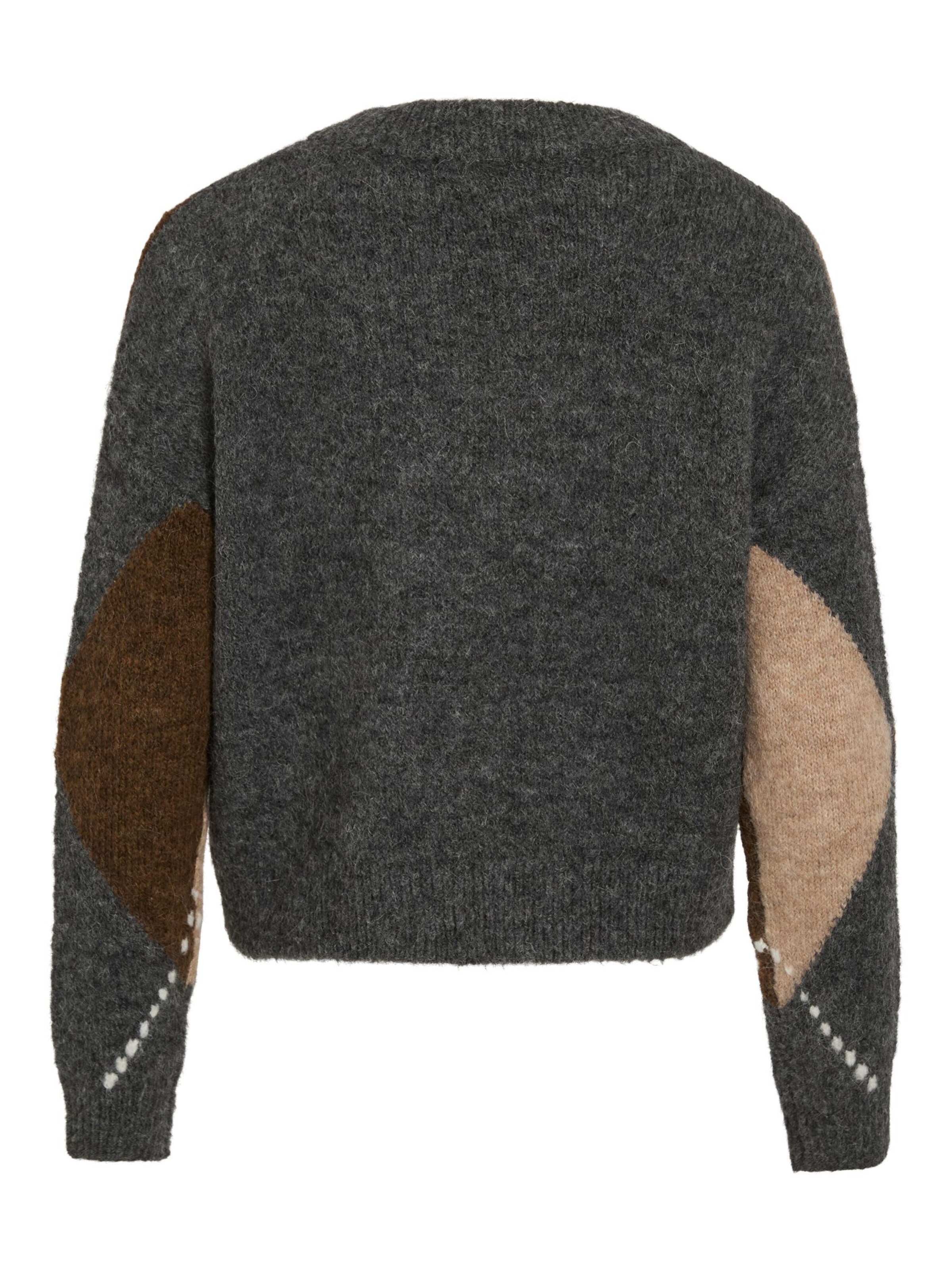 ROUGE EDIT Strickpullover in Grau
