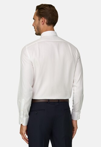 Boggi Milano Regular Fit Hemd in Weiß: Rückseite