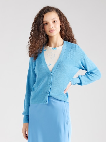 VERO MODA Knit cardigan 'NEW LEXSUN' in Blue: front