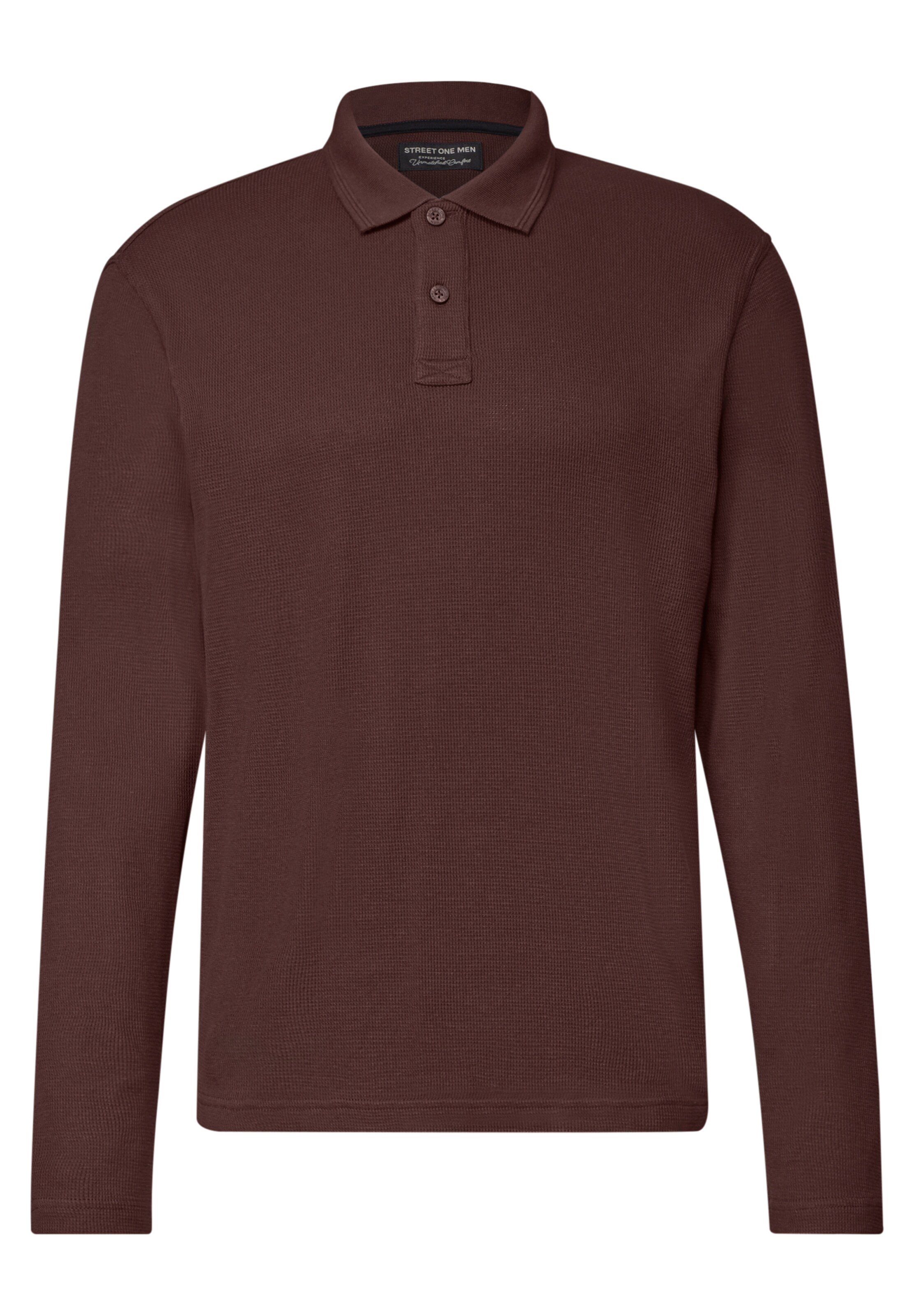 Street One MEN Shirt in XXXL in kastanienbraun, Produktansicht