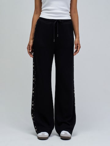 Salsa Jeans Wide Leg Hose in Schwarz: Vorderseite