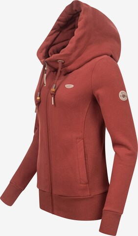 Ragwear Zip-Up Hoodie 'Emer' in Red