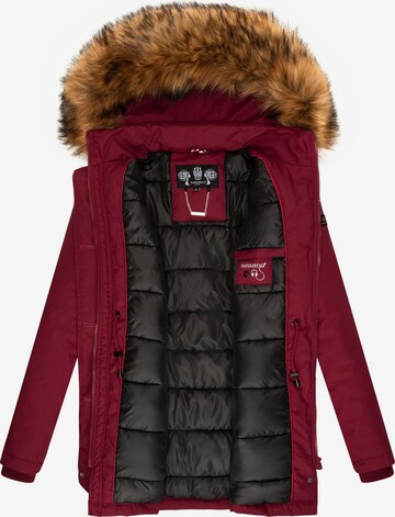 NAVAHOO Winter coat 'Schneeengel' in Red