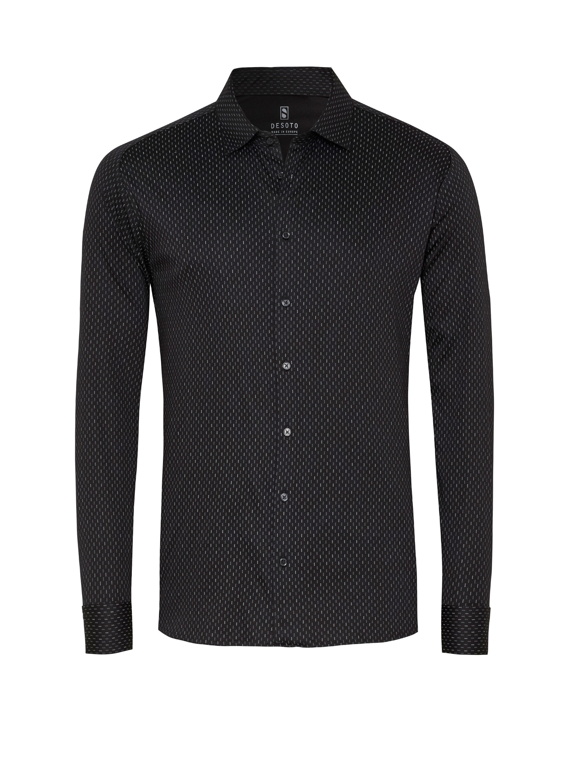 DESOTO Overhemd in Zwart: voorkant