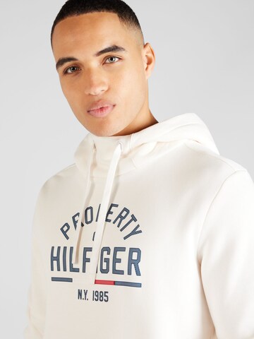 balts TOMMY HILFIGER Sportisks džemperis