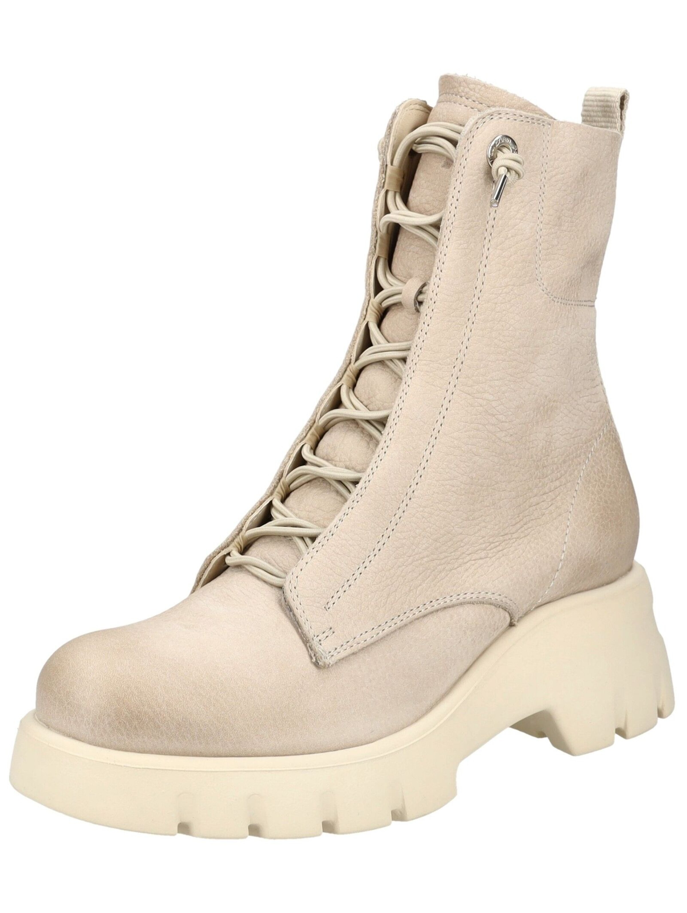 Stivaletto stringato di Paul Green in beige: frontale