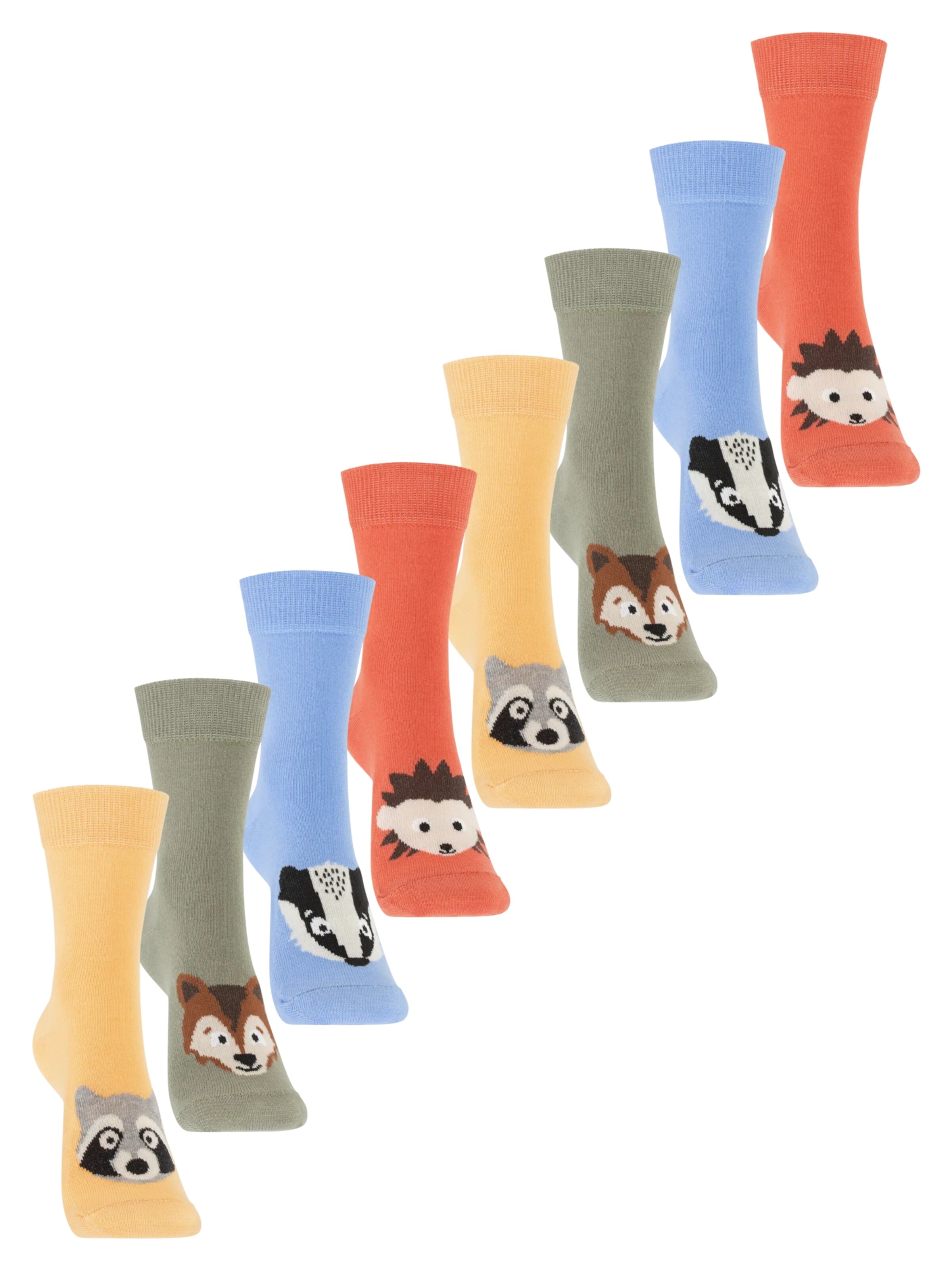 footstar Socks 'Funny Socks' in Beige: front