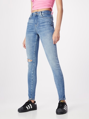 Noisy may Skinny Jeans 'Callie' in Blauw: voorkant