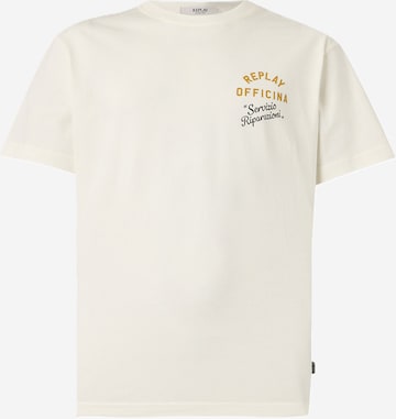T-Shirt REPLAY en blanc : devant
