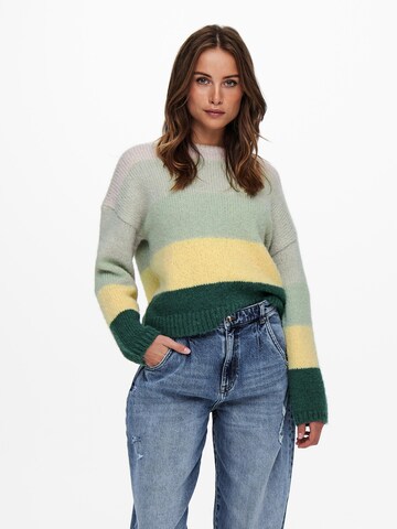 Pull-over 'Sonja' ONLY en vert : devant