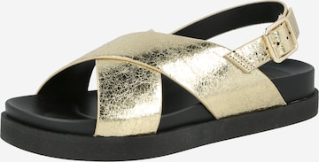 Sandales 'ONLMINNIE' ONLY en or : devant