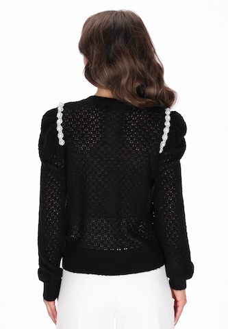 faina - Cárdigan en negro