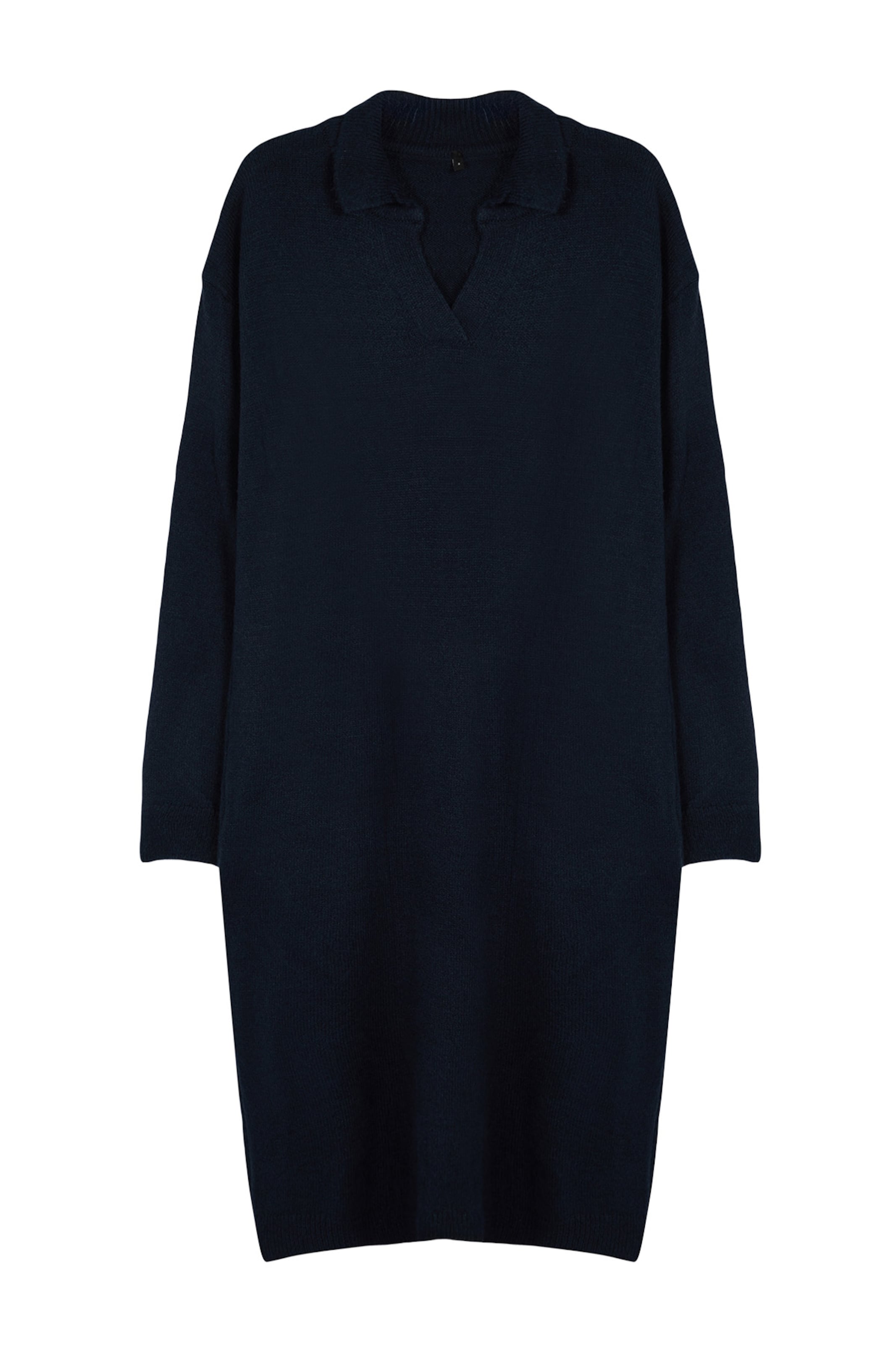 Trendyol - Vestido de punto en azul: frente