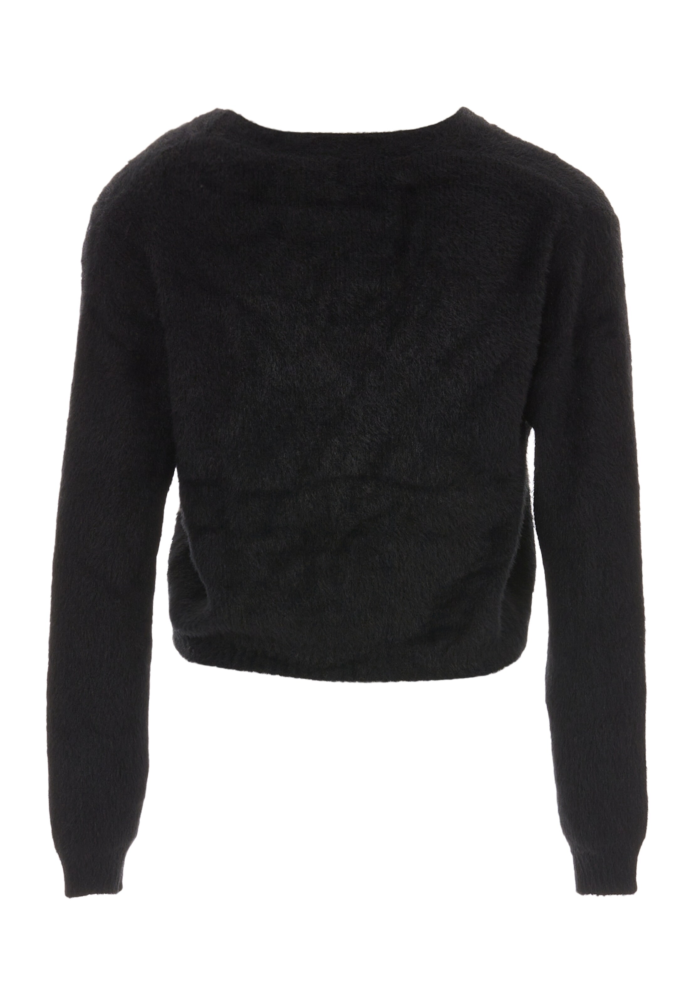 swirly Πλεκτή ζακέτα σε μαύρο