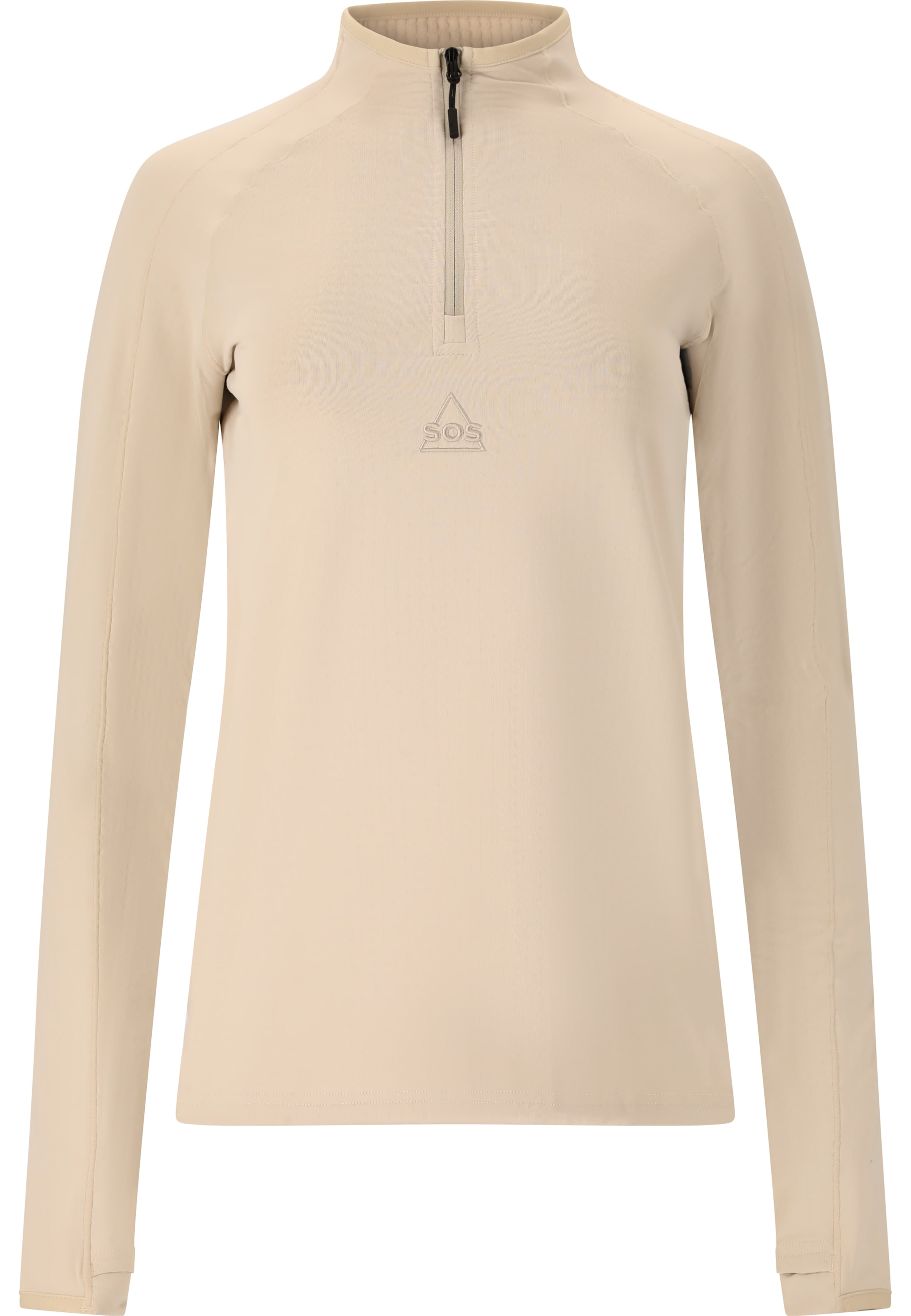 SOS Funktionsshirt 'Timberline' in Braun: Vorderseite
