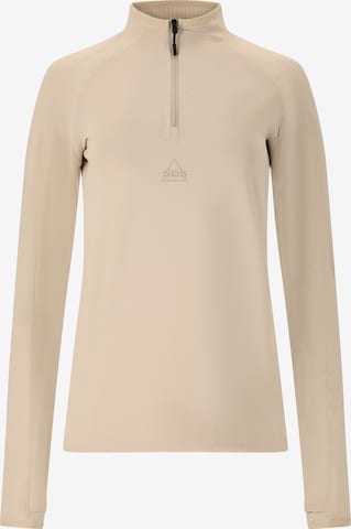 SOS Performance Shirt 'Timberline' in Brown: front