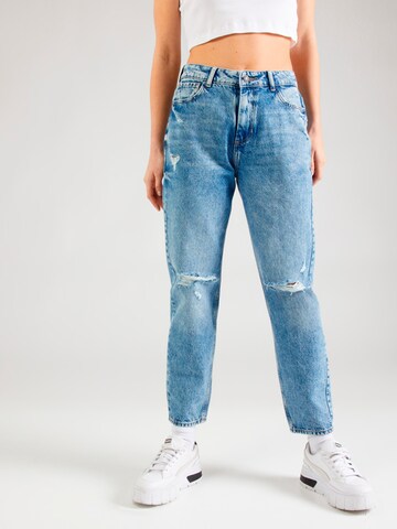 Noisy may Tapered Jeans 'MONI' in Blauw: voorkant