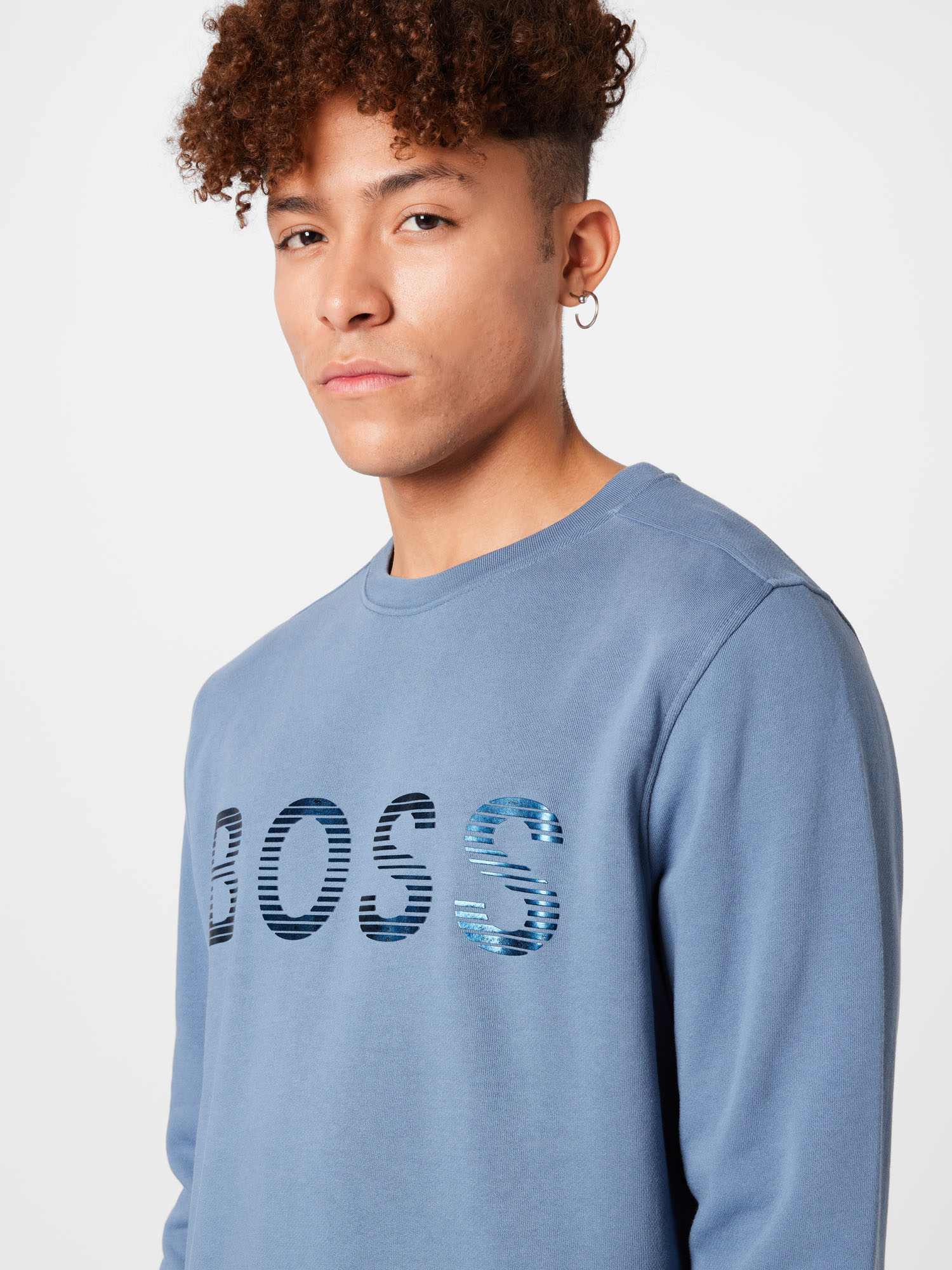 Bluzy Mężczyźni BOSS Casual Bluzka sportowa w kolorze Niebieskim 
