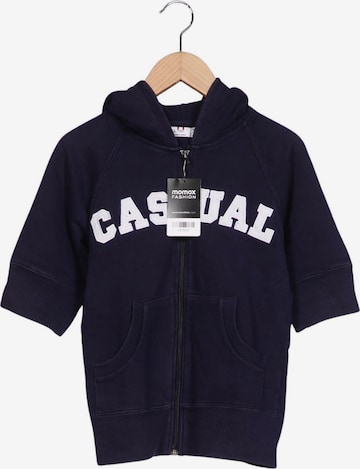 Trafaluc Sweatshirt & Zip-Up Hoodie in M in Blue: front