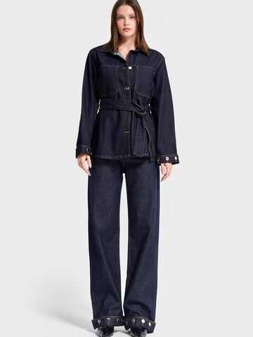 IT'S BASIC Loose fit Jeans 'Loose Mid Rise Jeans' in Blue