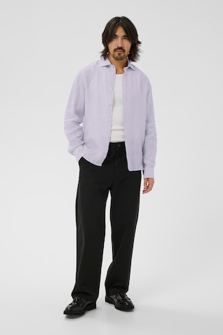 Matinique Regular fit Button Up Shirt 'Marc' in Purple