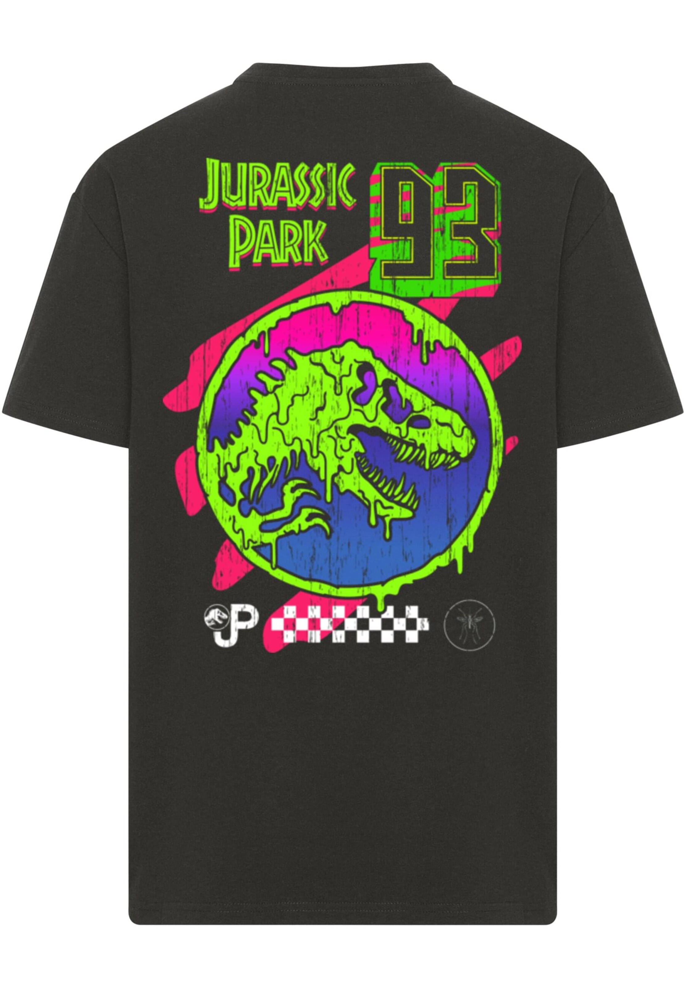Merchcode - Camiseta 'Jurassic Park' en negro