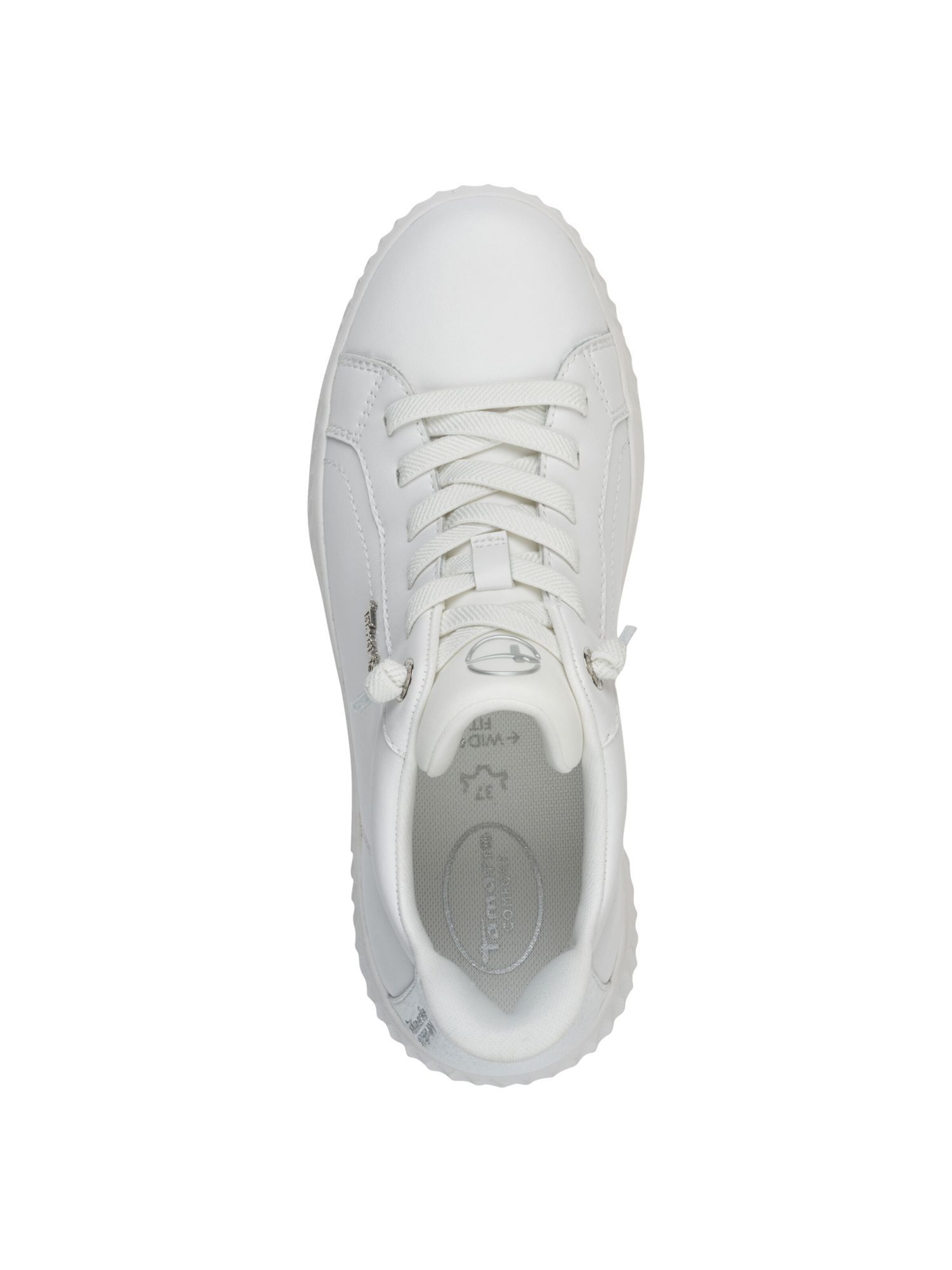Tamaris Platform trainers in White