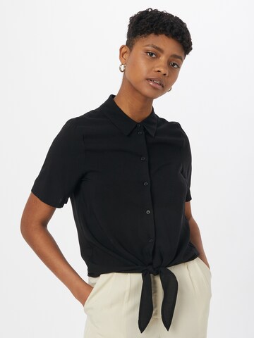 VERO MODA Blouse 'Nads' in Zwart: voorkant