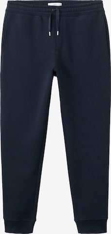 MANGO MAN Tapered Pants 'Cohen' in Blue: front