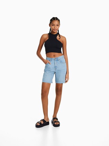 Bershka Regular Jeans in Blauw