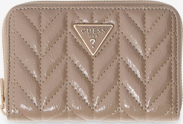 Porte-monnaies 'Cheryl' GUESS en beige : devant